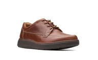 Półbuty męskie - Un Abode Ease H [dark tan leather] - rozmiar 42.5 - miniaturka - grafika 1