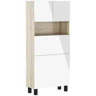 Biurka - Szafka z biurkiem składanym dąb sonoma + biały Z2-G45 - miniaturka - grafika 1