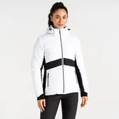 Kurtki damskie - Dare 2b Damska kurtka narciarska Glacial Biały, Rozmiar: 40 - miniaturka - grafika 1