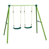 Place zabaw - Huśtawka HUDORA Hornet Double Swing Set 64121 - miniaturka - grafika 1