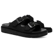 Klapki i japonki damskie - Klapki damskie Marco Tozzi 2-27406-44 001 BLACK 38 - miniaturka - grafika 1