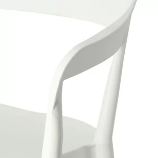 Intesi Krzesło Bow białe F-175106 - Krzesła - miniaturka - grafika 1