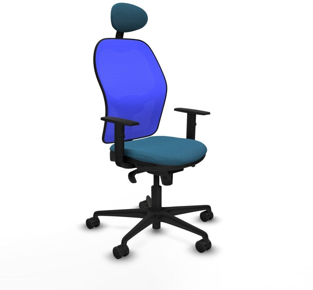 Krzesło Biurowe z Zagłówkiem Jorquera Piqueras y Crespo 1D036N1 Niebieski Zieleń naftowa