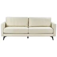Sofy i kanapy - Sofa 3-osobowa jasnobeżowa MALA - miniaturka - grafika 1