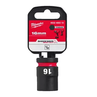 Nasadka udarowa 1/2 krótka 16 mm MILWAUKEE - Bity - miniaturka - grafika 1