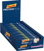 Batony proteinowe - Powerbar Protein Plus L-Carnitine Bar Box 30x35g, Raspberry-Yoghurt 2021 Batony i wafle - miniaturka - grafika 1