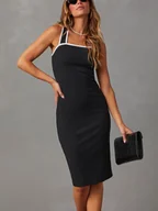 Sukienki - Milan Kiss Sukienka w kolorze czarnym - miniaturka - grafika 1