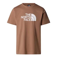 Koszulki męskie - Koszulka The North Face Easy 0A8A6C6E11 - brązowa - miniaturka - grafika 1