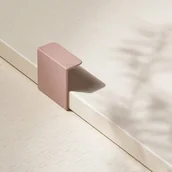 Zawiasy, okucia i inne akcesoria - Uchwyt meblowy krawędziowy Hide 25 Metalowy Różowy - miniaturka - grafika 1