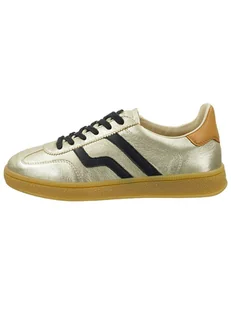 GANT Footwear Skórzane sneakersy w kolorze złotym - Trampki męskie - miniaturka - grafika 1