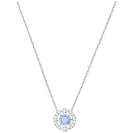 Naszyjniki - Swarovski, Naszyjnik, Sparkling Dance Round Necklace, Blue, 5279425 - miniaturka - grafika 1
