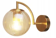 Lampy sufitowe - Lampa Kinkiet Sufitowa Ścienna Kryształki Złota - miniaturka - grafika 1
