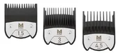 Pozostałe akcesoria fryzjerskie - Moser, zestaw nasadek magnetycznych 1.5/3/4.5 mm, ref. 2705227 - miniaturka - grafika 1