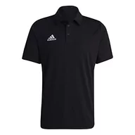Koszulki męskie - adidas Męska koszulka polo (Short Sleeve) Ent22 Polo, czarna, HB5328, ST - miniaturka - grafika 1