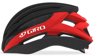 Giro Syntax Kask rowerowy, matte black/bright red L 59-63cm 2021 Kaski triathlonowe 200224-018 - Kaski rowerowe - miniaturka - grafika 2