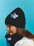 Czapki damskie - Reserved - Czapka Lilo i Stitch - czarny - miniaturka - grafika 1