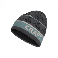 Czapki męskie - Czapka zimowa CRAFT CORE BACKCOUNTRY KNIT HAT 1912379-992626 – Oliwkowy - miniaturka - grafika 1
