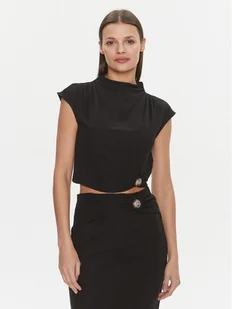 Guess Bluzka W4RP40 KAQL2 Czarny Slim Fit - Bluzki damskie - miniaturka - grafika 1