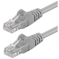 Pozostałe akcesoria sieciowe - Intellinet Patchcord Cat6 UTP 0,3m 100% Miedź szary - miniaturka - grafika 1