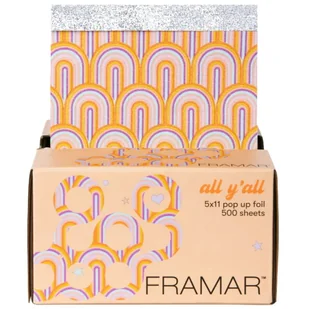 Framar Pop Ups All Y'all 2024 - Folia Fryzjerska W Arkuszach Tęczowa 5x11 500 Szt - Pozostałe akcesoria fryzjerskie - miniaturka - grafika 1