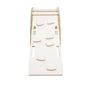 Łóżeczka i kojce - Medium Dream Rocker Białe Drewno & Drabinka z Beżową Poduszką - miniaturka - grafika 1