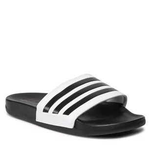 Adidas Klapki adilette Comfort GZ5893 Ftwwht/Ftwwht/Black - Klapki i japonki damskie - miniaturka - grafika 1