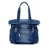 Torebki damskie - Plecak Desigual 25SAKD02 Granatowy - miniaturka - grafika 1