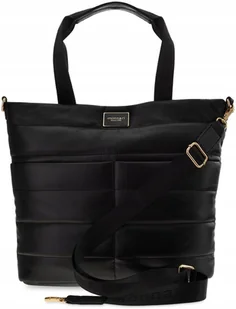 Torebka Damska Monnari Duża Torba Shopper Bag Pojemna Pikowana + Saszetka - Torebki damskie - miniaturka - grafika 1