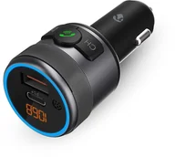 Transmitery FM - Nedis Car FM Transmitter melna - FM modulators CATR3024BK - miniaturka - grafika 1