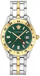 Zegarek Zegarek Versace VE7C00623 GRECA TIME GMT - Zegarki męskie - miniaturka - grafika 1