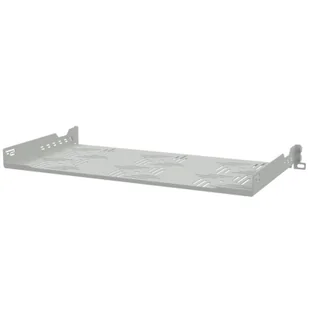 Półka do szafy 19" z otworami, 250 mm, 1U, szara, seria B - Akcesoria do szaf serwerowych Półka do szafy 19" z otworami, 250 mm, 1U, szara, seria B - Akcesoria do szaf serwerowych - miniaturka - grafika 1
