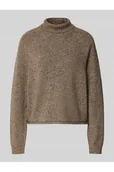 Swetry damskie - Sweter z dzianiny o kroju relaxed fit z mieszanki wełny - Marc O'Polo - miniaturka - grafika 1