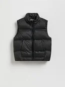 Kurtki i płaszcze dla dziewczynek - Reserved - Pikowana kamizelka - czarny - miniaturka - grafika 1