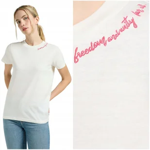 Lee LITTLE EMBROIDERY TEE damska bawełniana koszulka t-shirt mały haft XL - Koszulki i topy damskie Lee LITTLE EMBROIDERY TEE damska bawełniana koszulka t-shirt mały haft XL - Koszulki i topy damskie - miniaturka - grafika 1