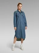 Sukienki - G-Star Sukienka dżinsowa w kolorze niebieskim - miniaturka - grafika 1