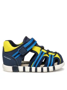 Geox Sandały B Sandal Iupidoo B555PA 05014 C4502 Granatowy - Buty dla chłopców - miniaturka - grafika 1