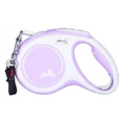 Smycze dla psów - FLEXI NEW COMFORT - smycz automatyczna dla psa, różowa M 5m TAŚMA [FL-3608] - miniaturka - grafika 1