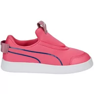 Buty trekkingowe dziecięce - Buty dla dzieci Puma Courtflex v2 Slip On PS - miniaturka - grafika 1