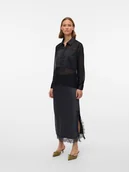 Bluzki damskie - Vero Moda Bluzka w kolorze czarnym - miniaturka - grafika 1