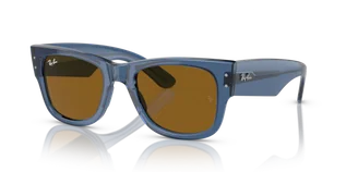 Okulary przeciwsłoneczne - Okulary Przeciwsłoneczne Ray Ban RB 0840S Mega wayfarer 668073 - grafika 1