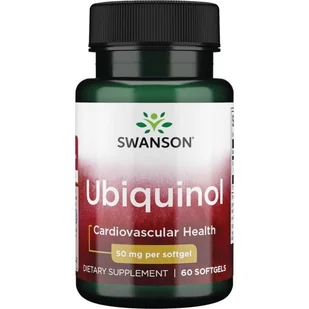 SWANSON Ubiquinol (ubichinol) aktywny koenzym Q10 50 mg 60 kaps. - Suplementy naturalne - miniaturka - grafika 1