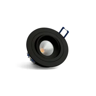 OXYLED Lampa wpuszczana MODI RO SLIM 6W 36 4000K czarna 459611 - Oprawy, klosze i abażury - miniaturka - grafika 1