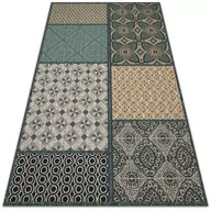 Dywany - Modny winylowy dywan Różne tekstury 100x150 cm - miniaturka - grafika 1