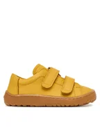 Buty dla chłopców - Froddo Półbuty Barefoot Baze G3130284-6 S Żółty - miniaturka - grafika 1