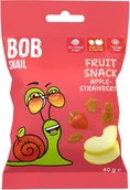 Przekąski dla dzieci - Ślimak Bob Snail Fruit Snack Przekąska Jabłko-Truskawka 40 g bez CUKRU - miniaturka - grafika 1