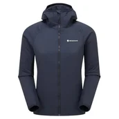 Kurtki i kamizelki sportowe damskie - Kurtka zimowa damska Montane F Sirocco Hoodie Rozmiar: S / Kolor: niebieski - miniaturka - grafika 1