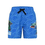 Kąpielówki dla chłopców - LEGO Chłopięce szorty Ninjago Jungen Badeshort LWAlex 316, 557 niebieskie, 92 - miniaturka - grafika 1