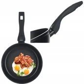 Patelnie - PATELNIA kuchenna grazia 26 cm CZARNA BANQUET do smażenia jajka bekon mięso - miniaturka - grafika 1