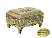 Pudełka i szkatułki - SZKATUŁKA SKRZYNIA NA NÓŻKACH STYLOWY BIBELOT - miniaturka - grafika 1