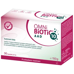Omni-Biotic 10 AAD, proszek, 5 g x 30 saszetek - Układ pokarmowy - miniaturka - grafika 1